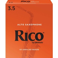 Rico Alto Saxophone Reeds  Reed Strength 3.5 , 10-Pack RJA1035