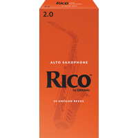 Rico by D'Addario Alto Sax Reeds, Strength 2, 25-pack