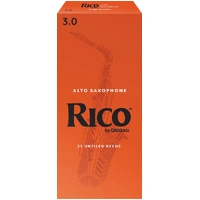 Rico by D'Addario Alto Sax Reeds, Strength 3, 25-pack