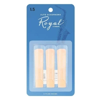 Rico Royal Alto Sax Reeds, Strength 1.5, 3-pack  RJB0315 - 3 Reed Pack