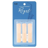 Rico Royal Alto Sax Reeds, Strength 3   -   3-pack  RJB0330 - 3 Reed Pack