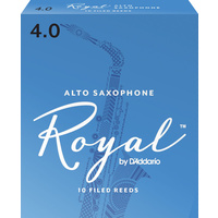 Royal by D'Addario Alto Sax Reeds, Strength 4, 10-pack