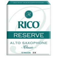 Rico Reserve Classic Alto Saxophone Reeds, Strength 3.5 10-pack