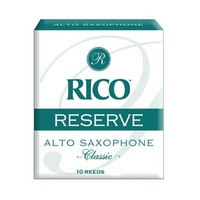 Rico Reserve Classic Alto Saxophone Reeds, Strength 4.0 10-pack