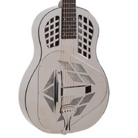 Recording King Nickel Tricone Resonator (Roundneck)  Guitar