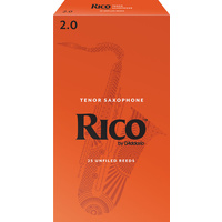 Rico by D'Addario Tenor Sax Reeds, Strength 2, 25-pack