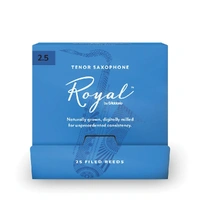 Royal by D'Addario Tenor Saxophone Reeds, #2.5, 25-Count Single Reeds
