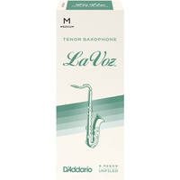 La Voz Tenor Saxophone Reeds, Medium, 5 Pack