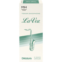 La Voz Tenor Saxophone Reeds, Medium Hard, 5 Pack