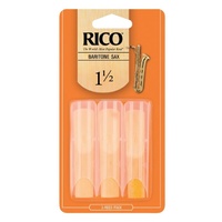 Rico by D'Addario Baritone Sax Reeds, Strength 1.5, 3-pack