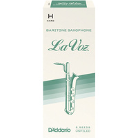 La Voz Baritone Saxophone Reeds, Hard, 5 Pack