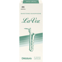 La Voz Baritone Saxophone Reeds, Medium, 5 Pack