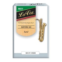 D'addario La Voz RLC10HD Baritone Saxophone Reeds Strength Hard Box of 10
