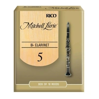 D'adario Woodwinds Mitchell Lurie Bb Clarinet Reeds, Strength 5 10-pack 