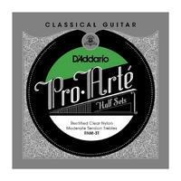 D'Addario RNM-3T Pro-Arte Rectified Clear Nylon Classical Guitar Half Set Treble