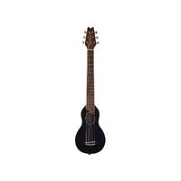 Washburn RO10SBK-A-U Rover Travel Series Guitar, Black