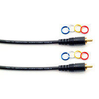 Mogami RR-0600 Audio Mono RCA to RCA audio patch cable, 6 ft. long
