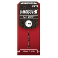 D'addario Rico Plasticover Bb Clarinet Reeds, Strength 3.5,   5-pack