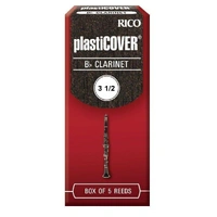 D'addario Rico Plasticover Bb Clarinet Reeds, Strength 3.5,   5-pack