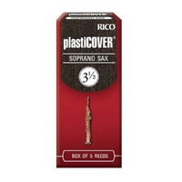Plasticover by D'Addario Soprano Sax Reeds, Strength 3.5, 5-pack