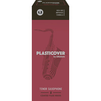 Plasticover by D'Addario Tenor Sax Reeds, Strength 1.5, 5-pack
