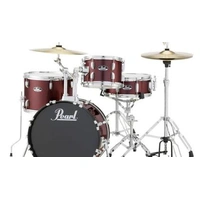 PEARL Roadshow Drum Kit -  Wine red c/w Zildjian Cymbals