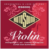 Rotosound RS6000 4/4 Orchestral / Jazz Professional Flatwound Violin Strings 