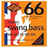 Rotosound RS665LC 5-String Stainless Steel Bass Guitar Strings 40 - 125  