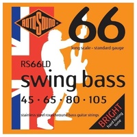 Rotosound RS66LD Stainless Steel  Swing Bass Guitar Strings  45 - 105 New