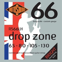 Rotosound RS66LH Swing Bass Guitar Strings 65-130 Drop Zone Stainless Steel