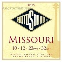 RotoSound Missouri Nickel Wound Tenor Banjo 4 String, .010 - .032, RS75