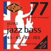 Rotosound RS77LD Jazz 77 Monel Flatwound Long Scale Bass Strings 45 -105
