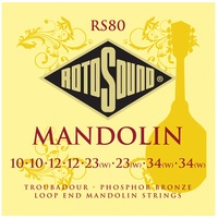 Rotosound RS80 Troubadour Phosphor Bronze Loop End 8 String Mandolin Strings