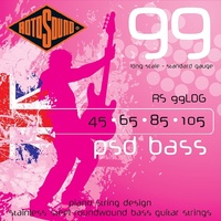 Rotosound RS99LDG PSD Stainless Steel Bass Guitar Strings (45 65 85 105)