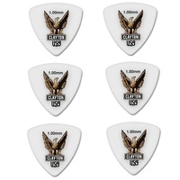 6 x Clayton Acetal Guitar Picks - Rounded Triangle1.0 Gauge 6-Pack RT1.0
