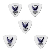 5 x Clayton Acetal Guitar Picks - Rounded Triangle 0.38 Gauge 5- Pack RT38