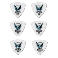 6 x Clayton Acetal Guitar Picks - Rounded Triangle 0.50 Gauge 6- Pack RT50