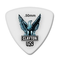 72 x Clayton Acetal Guitar Picks - Rounded Triangle 0.50 Gauge Bulk  Pack RT50
