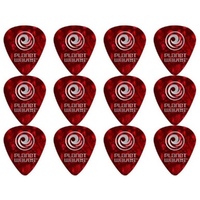 Planet Waves Standard Guitar Picks Red Pearl 0.70 mm , 12 Picks