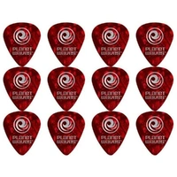 Planet Waves Standard Guitar Picks Red Pearl 0.70 mm , 12 Picks
