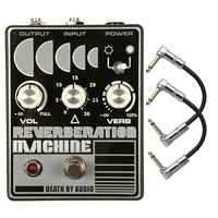 Death By Audio Reverberation Machine Reverb Effects Pedal + Cables EOFY Sale