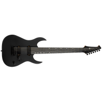 Spira Guitars S-407-MBK 7 String Electric Guitar - Satin Black