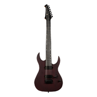 Spira S-407-MWR HH 7-string Electric Guitar - Ebony Fretboard - Satin Wine Red