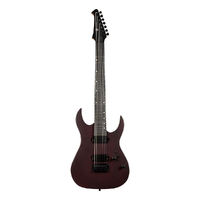 Spira S-407-MWR HH 7-string Electric Guitar - Ebony Fretboard - Satin Wine Red