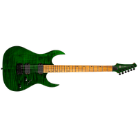 Spira S-450-TGR Electric Guitar - High Performance Rock Machine - Trans Green