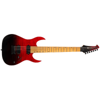 Spira S-457-TRD 7-String Electric Guitar  - Trans Red - Flame Maple Top