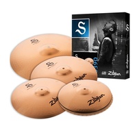 Zildjian S Series Performer 5-piece Cymbal Set 14" Hats 16 + 18" crash 20" ride