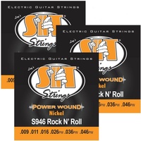 S.I.T. Strings S946 Rock-n-roll Nickel Wound Electric Guitar 9 - 46 3 sets SIT