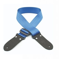 DSL Seat Belt Webbing Guitar Strap - 2" Blue  Made in Australia