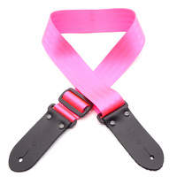 DSL Seat Belt Webbing Guitar Strap Puink